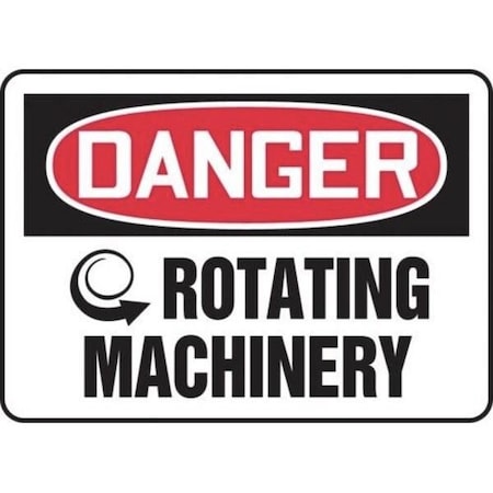 Accuform OSHA DANGER SAFETY SIGN  ROTATING MEQM074VS MEQM074VS